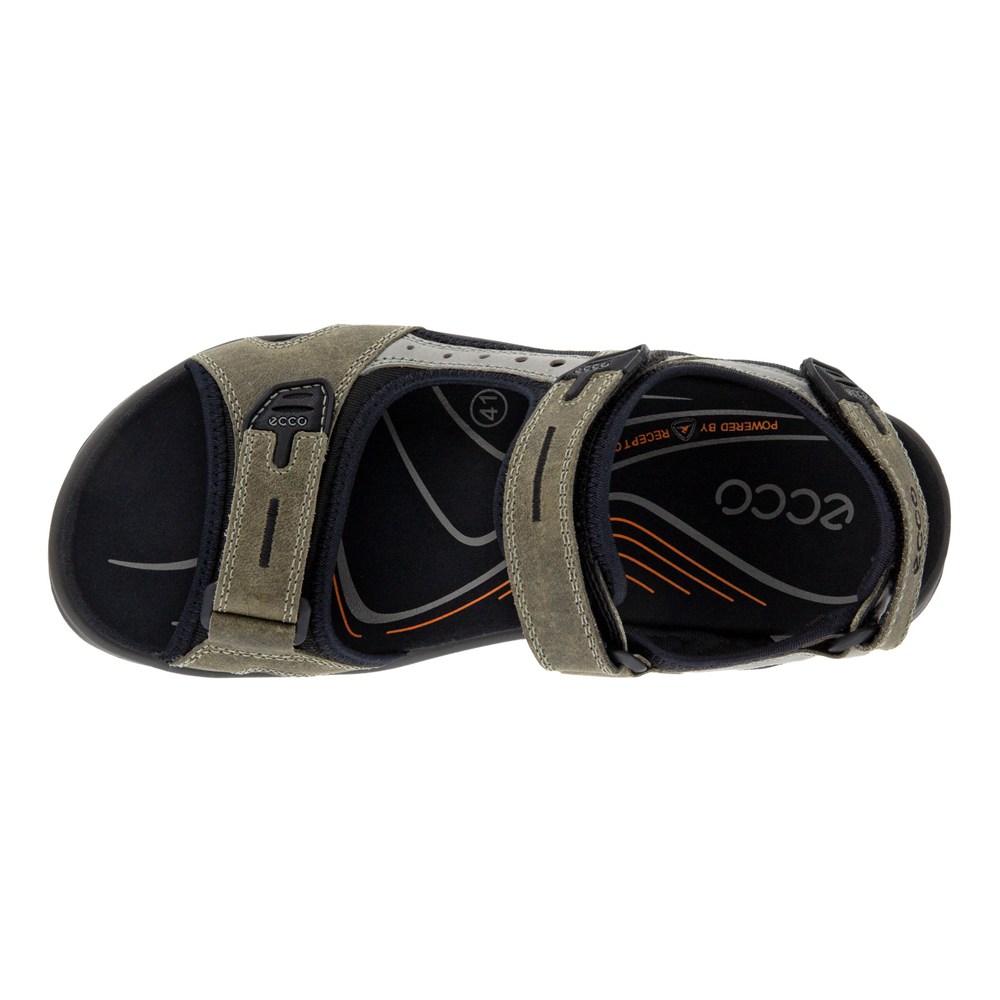 ECCO Mens Sandals Dark Grey - Yucatan - HZP-796840